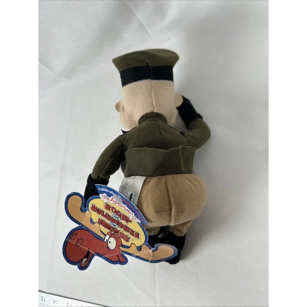 The Adventures Of Rocky And Bullwinkle And Friend Fearless Leader Plush 9” 2000